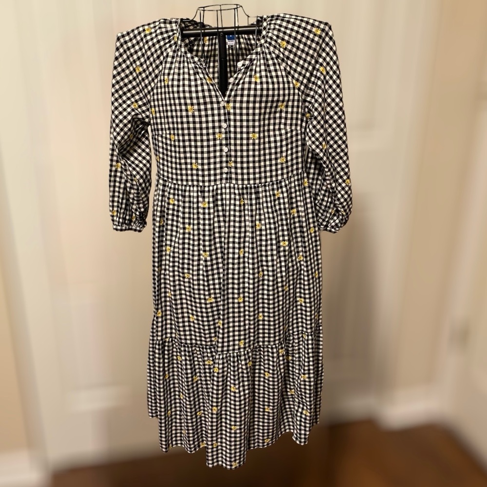 Old Navy Buffalo Plaid Maxi Dress